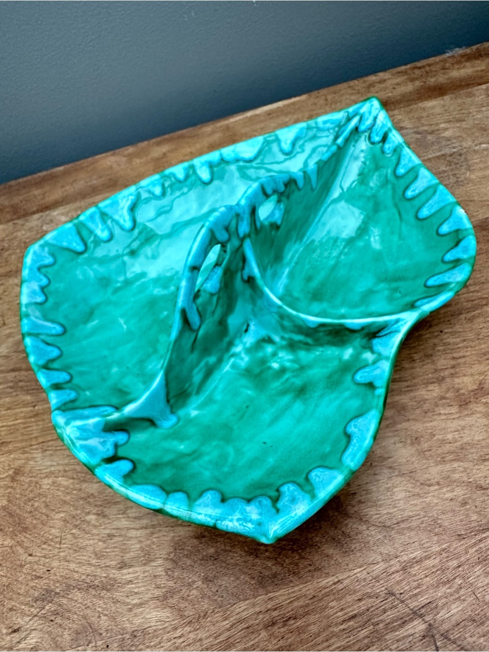 Glazed Ceramic Appetizer Tray